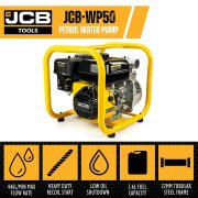 JCB WP50 7.5hp 224cc 2" Petrol-Powered Water Pump / 27,960 L/ph